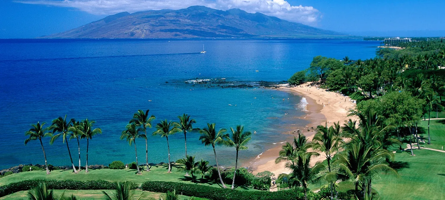 South Maui coastline near Wailea.